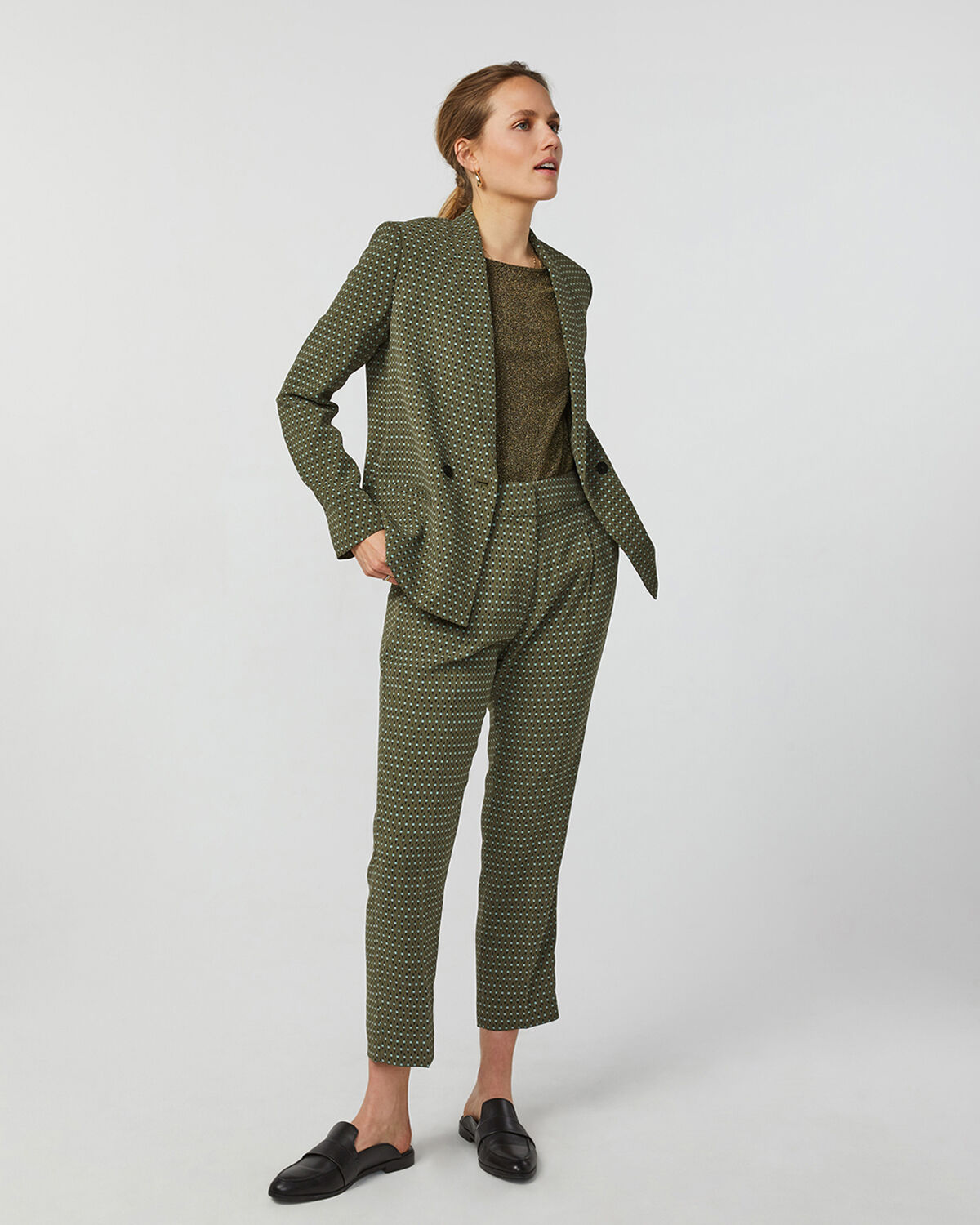 Pantalon motif femme sales