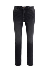 Jeans mid rise skinny stretch femme - Curve, Noir