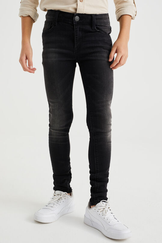 Jeans super skinny garçon, Noir