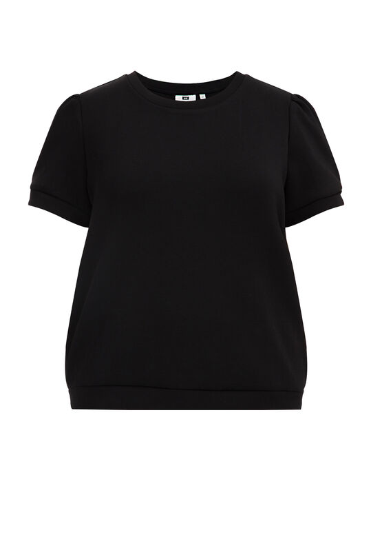 Sweat-shirt regular fit femme - Curve, Noir