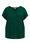 T-shirt à fils pailletés femme - Curve, Vert foncé