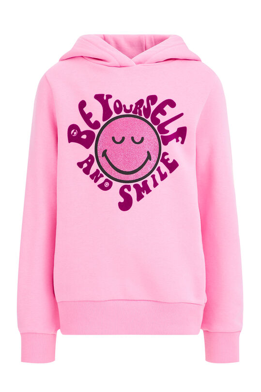 SmileyWorld® Sweat-shirt à application fille, Rose clair