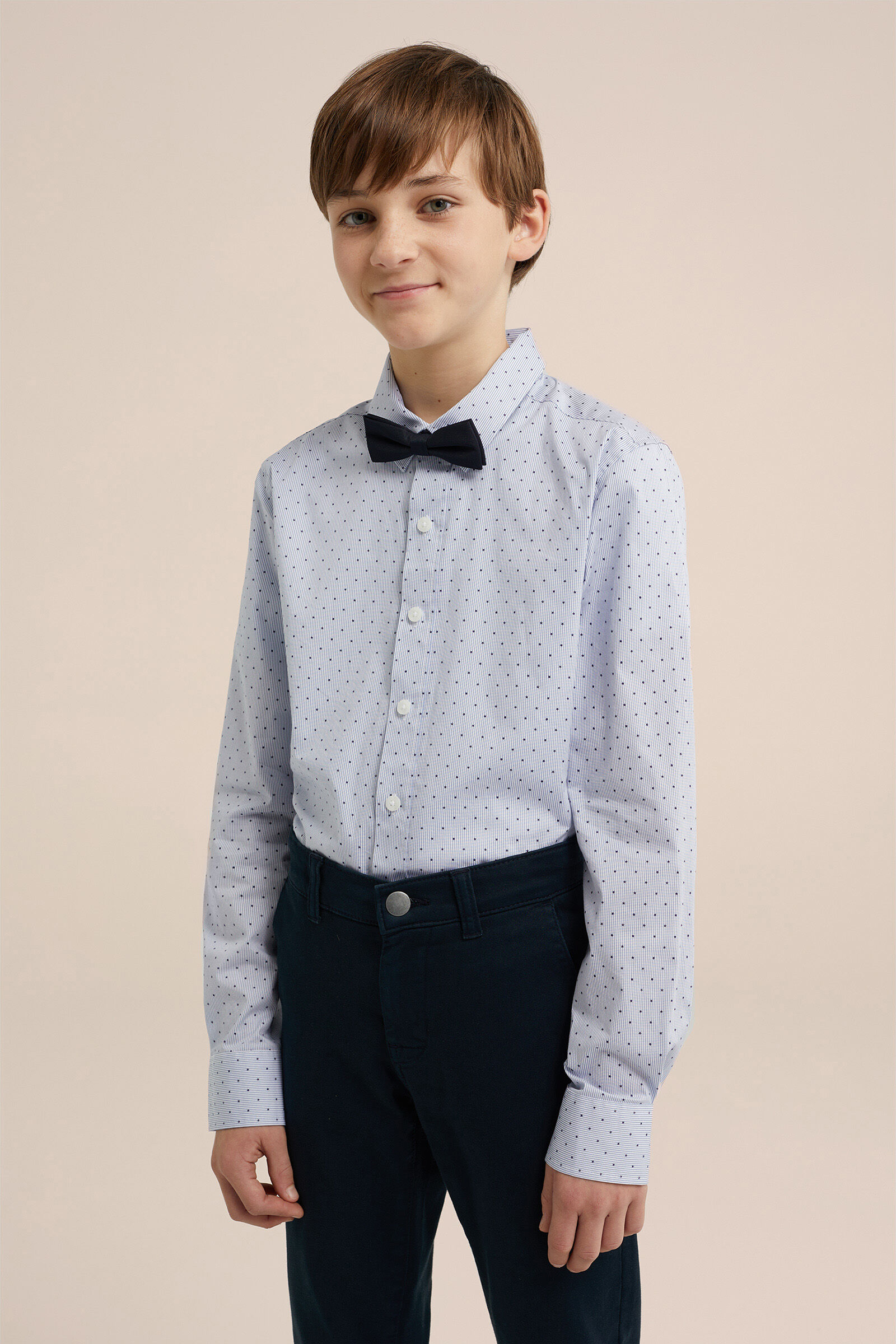 Chemise garçon avec noeud papillon deals