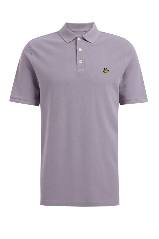 Polo tall fit à structure homme, Lilas
