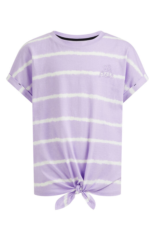 T-shirt tie-dye fille, Violet clair