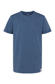 T-shirt 100% coton garçon, Bleu gris