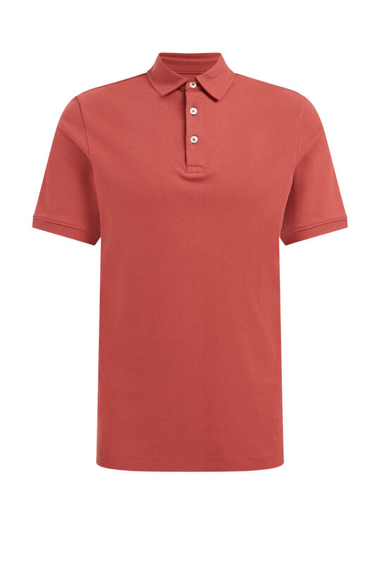 Polo homme, Brun rouille