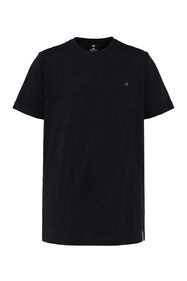 T-shirt 100% coton garçon, Noir