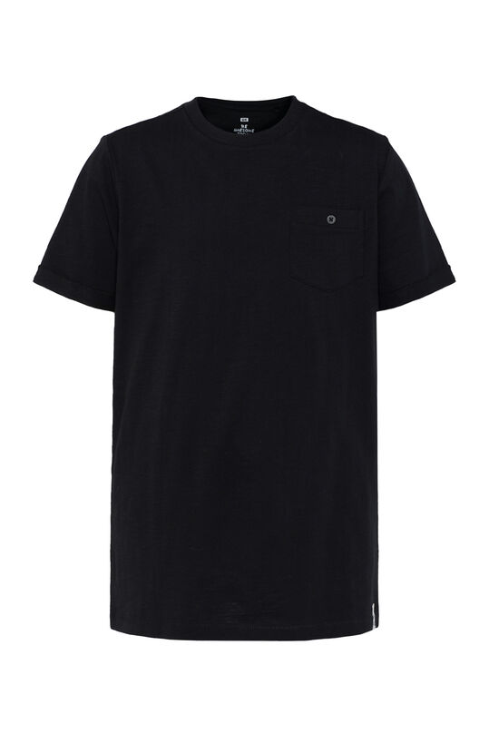 T-shirt 100% coton garçon, Noir