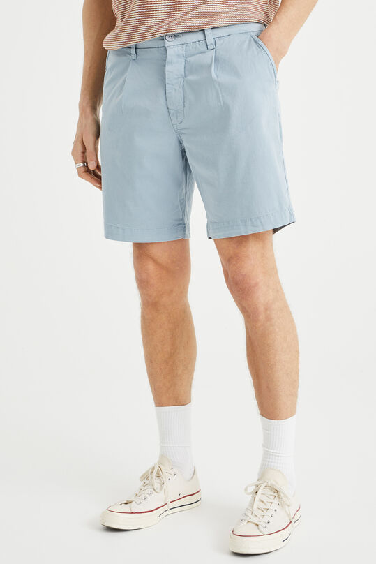 Short chino relaxed fit homme, Bleu gris