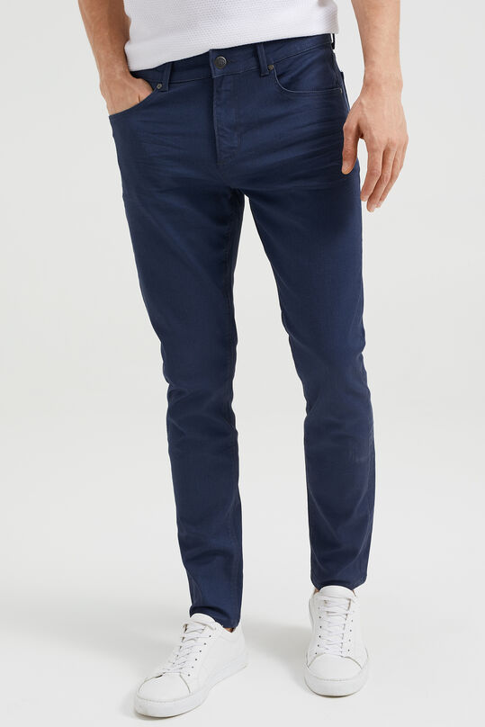 Jeans slim fit comfort stretch homme, Bleu gris