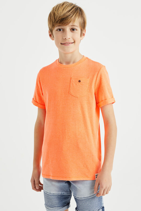 T-shirt fluo garçon, Orange
