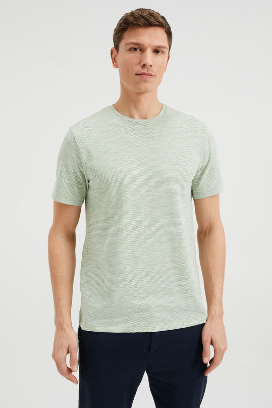 T-shirt à structure homme, Vert menthe