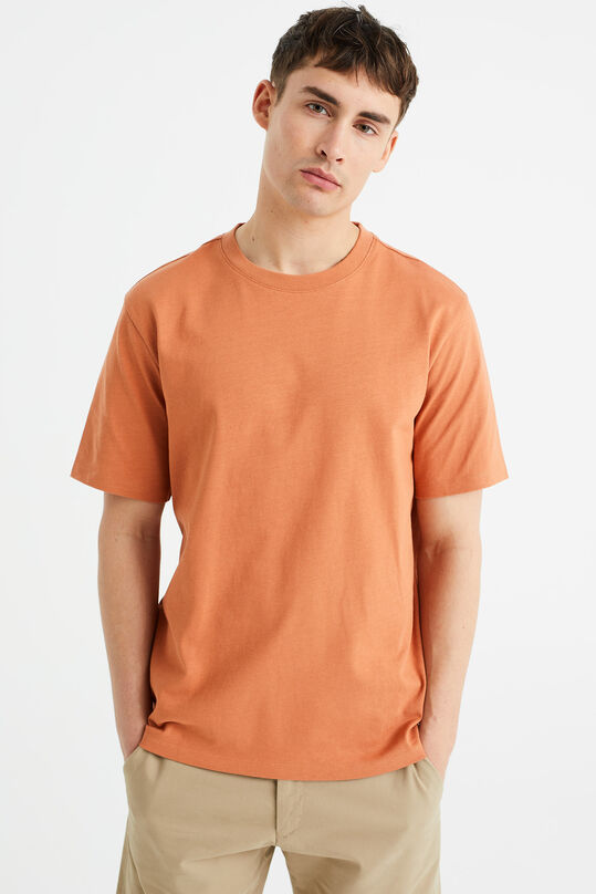 T-shirt relaxed fit homme, Orange