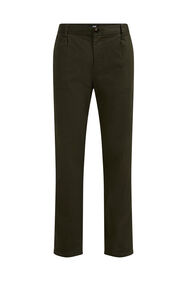 Chino tapered fit homme, Vert armee