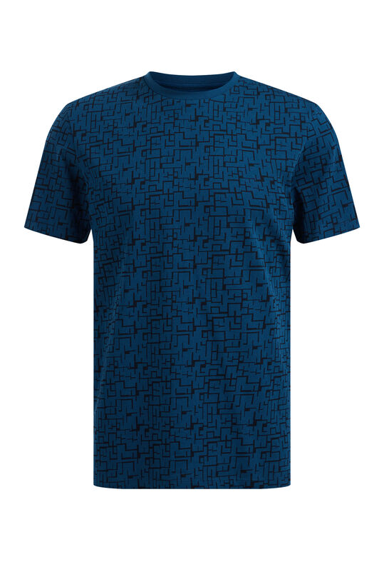 T-shirt à motif homme, Bleu