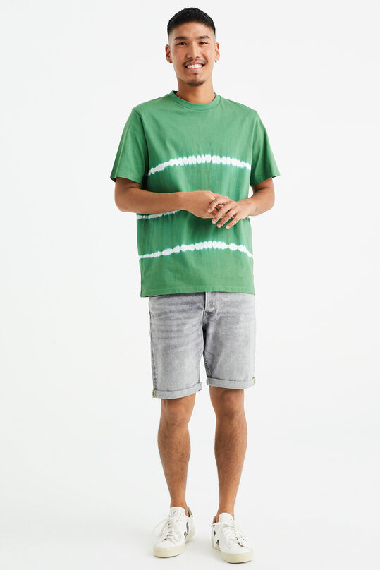 T-shirt à motif tie-dye homme, Vert