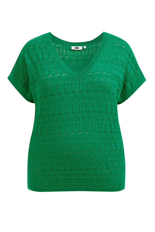 Pull tricoté femme - Curve, Vert