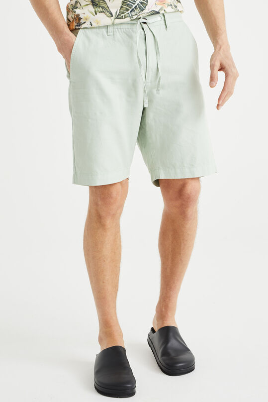 Short chino relaxed fit homme, Vert menthe