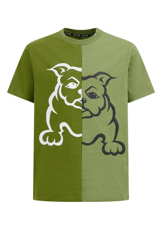 T-shirt garçon avec imprimé, Vert