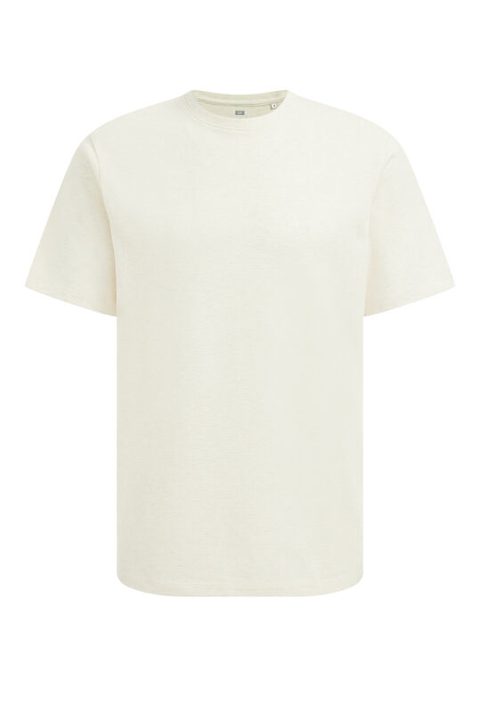 T-shirt à structure homme, Blanc cassé