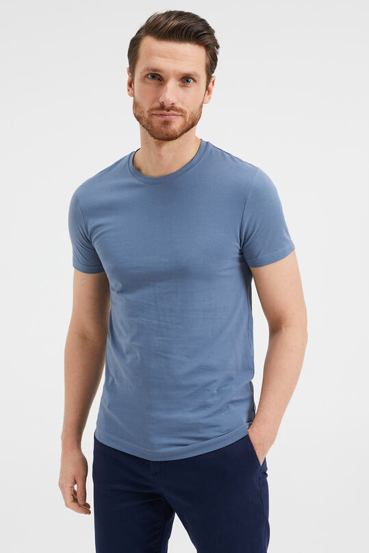 T-shirt homme, Bleu eclair