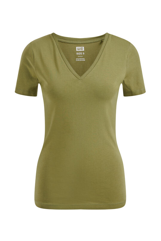 T-shirt femme, Vert olive