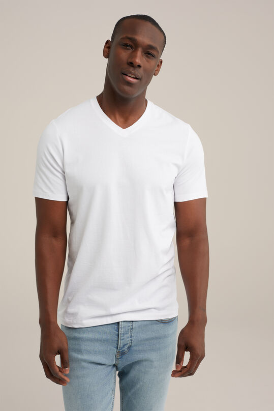 T-shirt regular fit avec stretch homme, Blanc