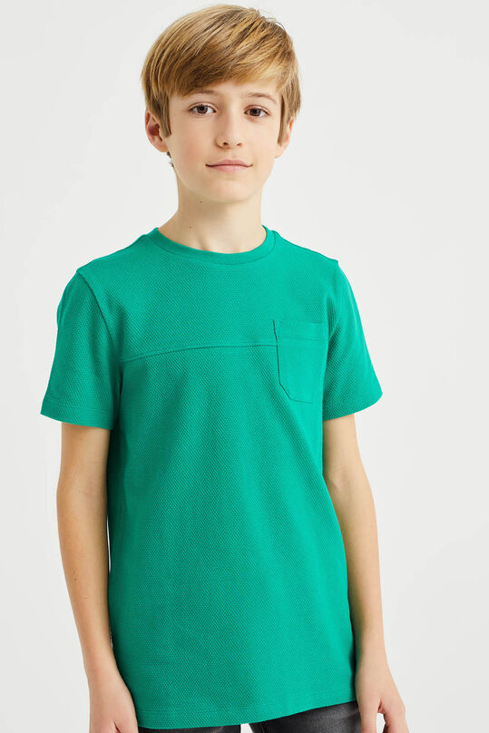 T-shirt à structure garçon, Vert