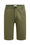 Short chino slim fit homme, Vert mousse