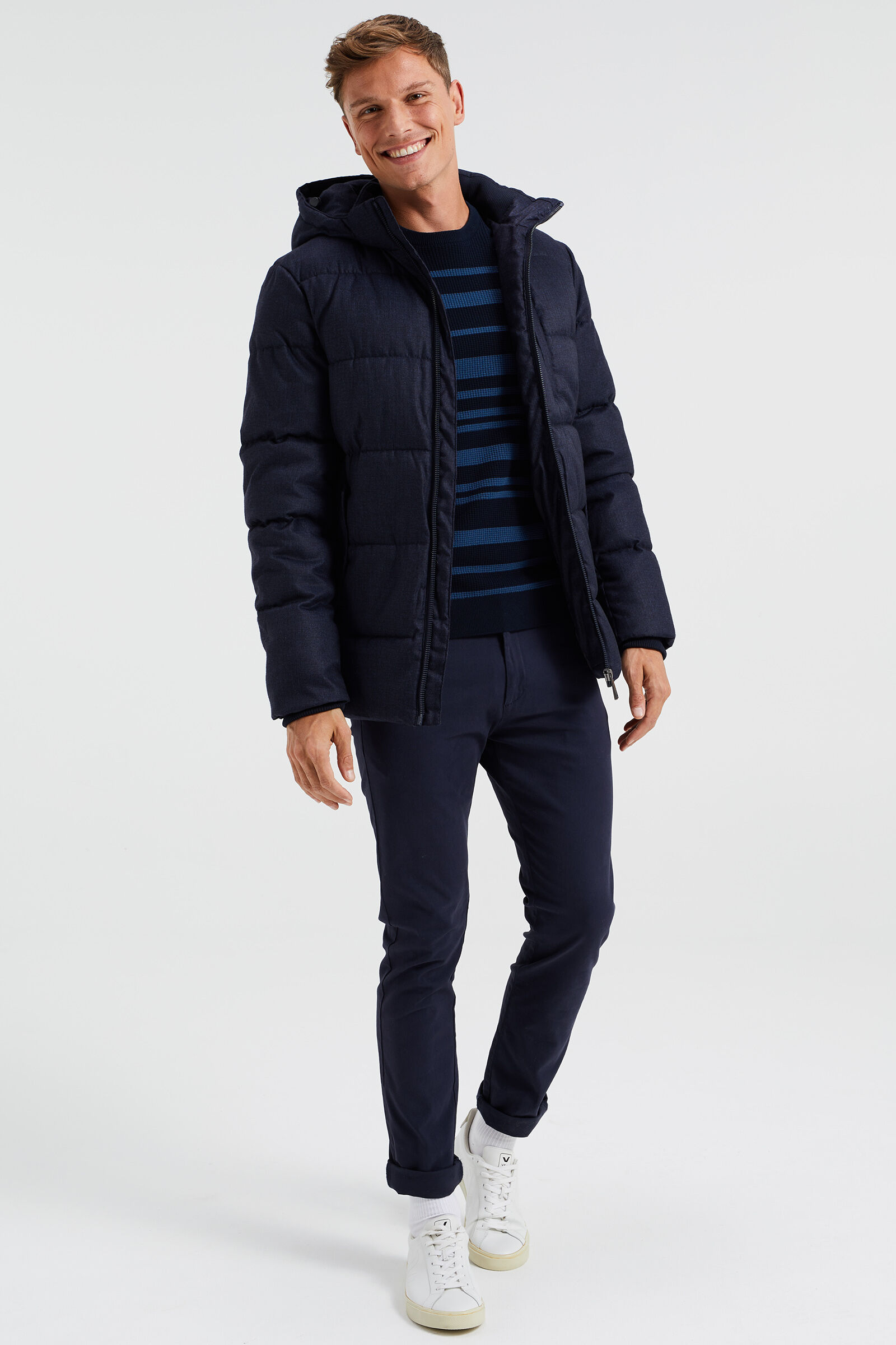 Parka shop matelassé homme