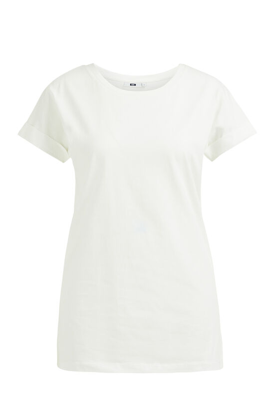 T-shirt regular fit en coton femme, Blanc