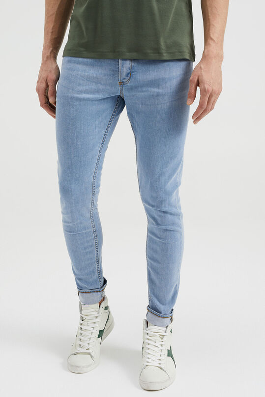 Jeans skinny fit comfort stretch homme, Bleu eclair