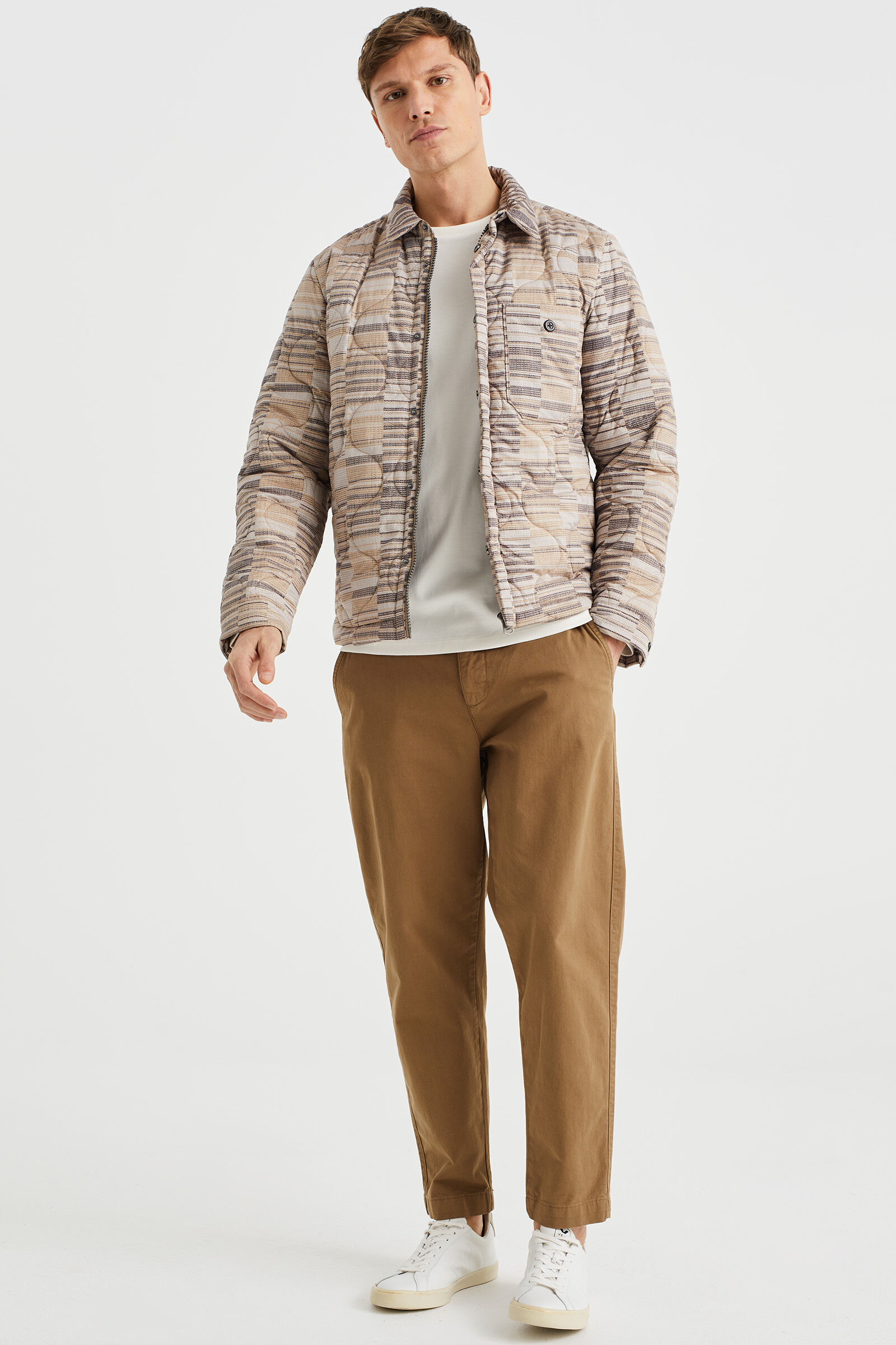 Veste sales motif homme