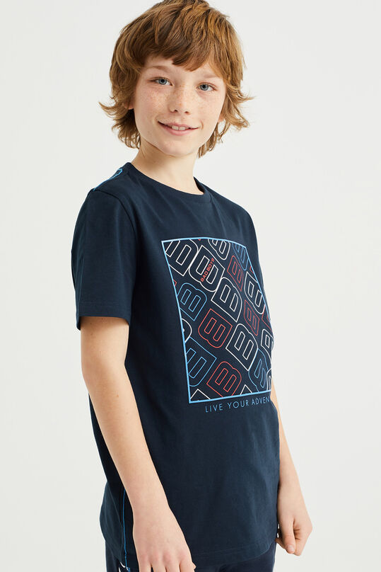 T-shirt à application garçon, pack de 2, Multicolore