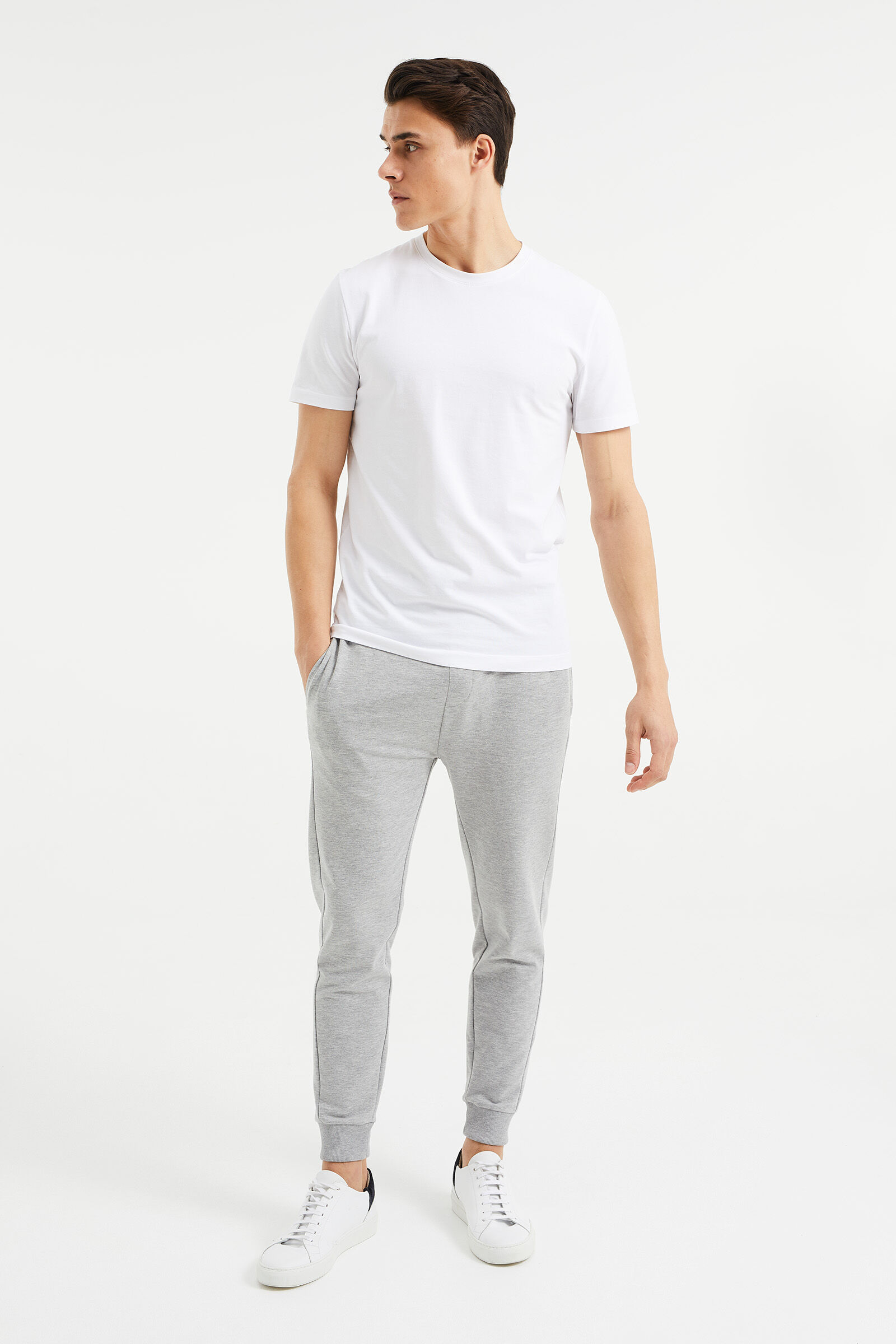 Pantalon de jogging slim fit de tissu sweat homme