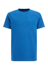 T-shirt à structure garçon, Bleu