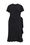 Robe portefeuille à fine structure femme - Curve, Noir
