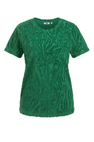 T-shirt à structure femme, Vert