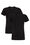 T-shirt basique à col en V garçon, pack de 2, Noir