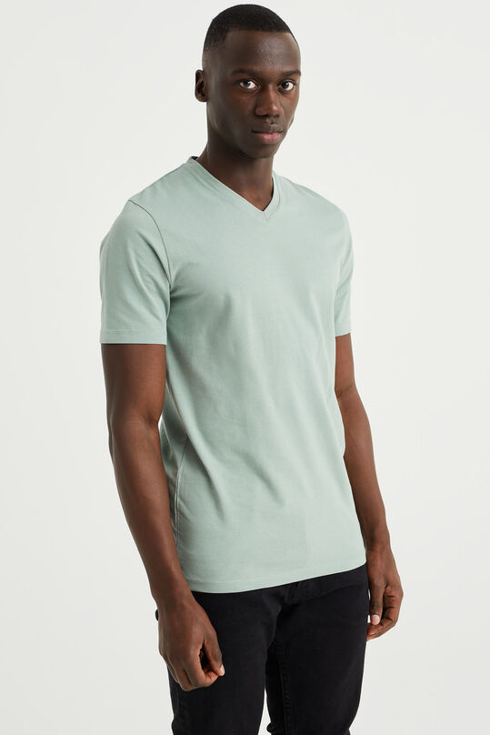 T-shirt tall fit homme, Vert pastel