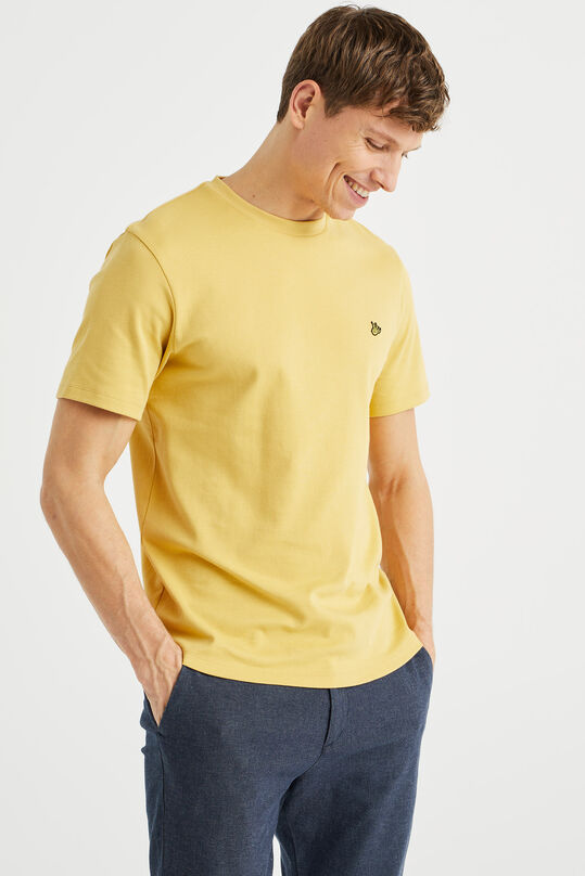 T-shirt homme, Jaune moutarde