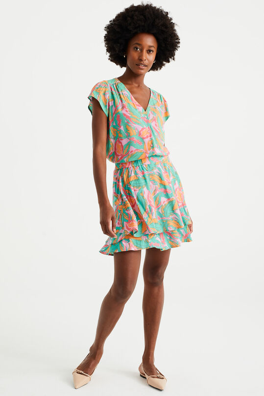 Jupe-short à motif femme, Multicolore