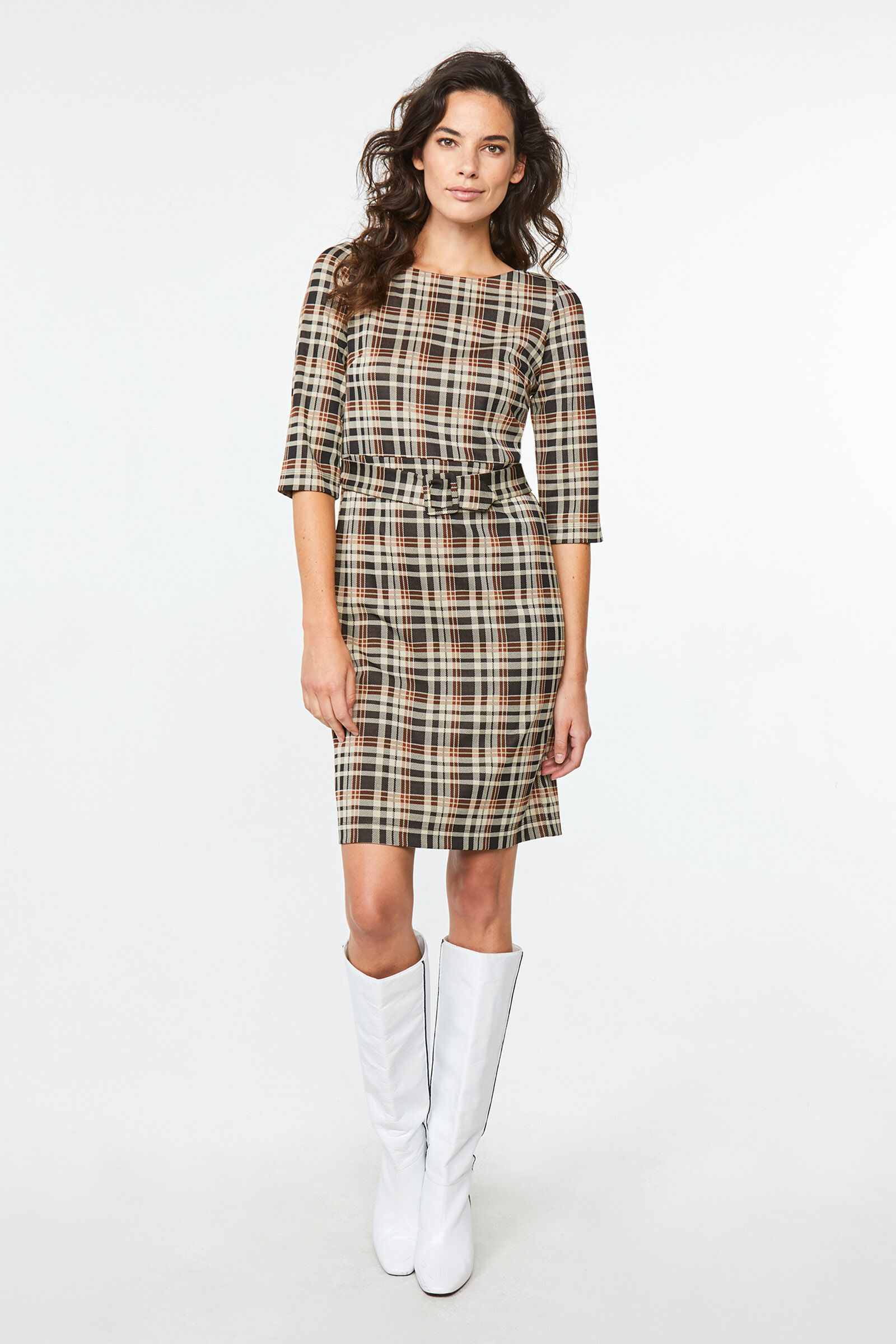 Robe a outlet carreau femme
