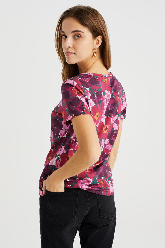 T-shirt à motif pour femme, Multicolore