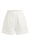 Short à broderie anglaise fille, Blanc