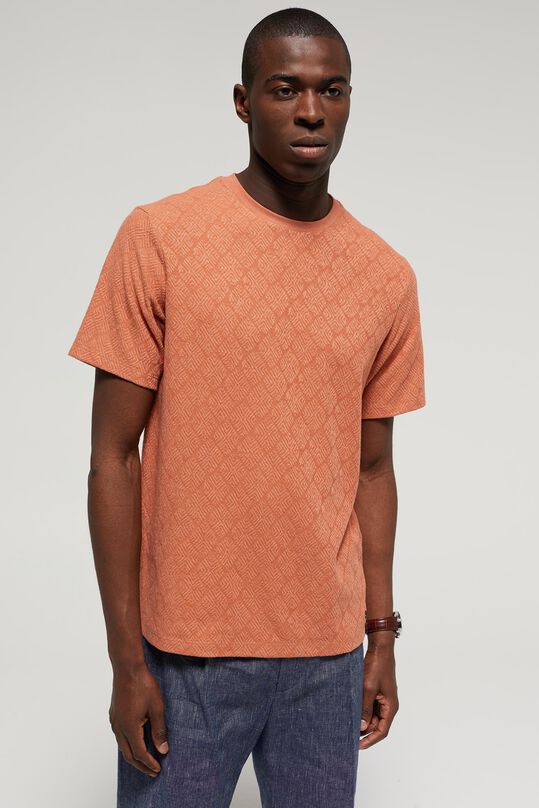T-shirt à motif homme, Orange