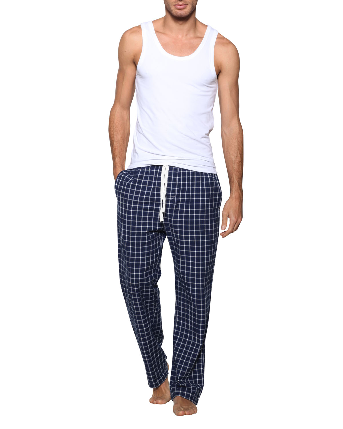 Essentials Pantalon de Pyjama tiss/é Homme